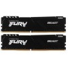 Оперативная память Kingston 32GB 3600MHz DDR4 CL18 DIMM (Kit of 2) FURY Beast Black
