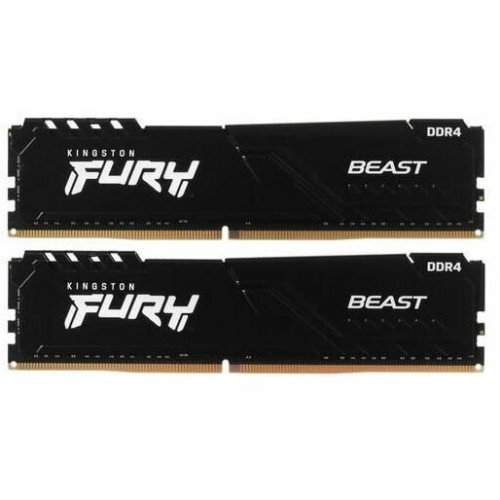 Оперативная память Kingston 32GB 3600MHz DDR4 CL18 DIMM (Kit of 2) FURY Beast Black