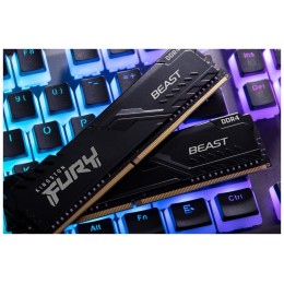Память оперативная Kingston 64GB 3200MHz DDR4 CL16 DIMM (Kit of 2) FURY Beast Black