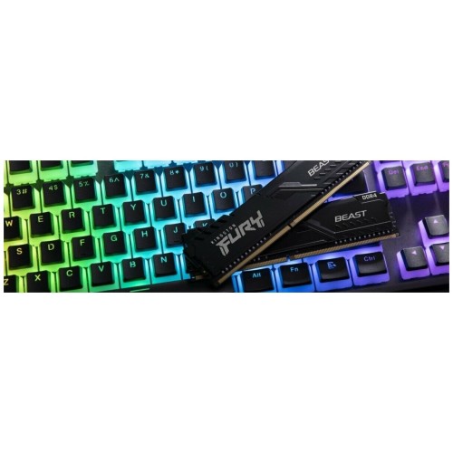 Память оперативная Kingston 64GB 3200MHz DDR4 CL16 DIMM (Kit of 2) FURY Beast Black