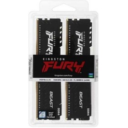 Память оперативная Kingston 64GB 3200MHz DDR4 CL16 DIMM (Kit of 2) FURY Beast Black