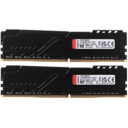 Память оперативная Kingston 64GB 3200MHz DDR4 CL16 DIMM (Kit of 4) 1Gx8 FURY Beast Black