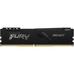 Память оперативная Kingston 64GB 3200MHz DDR4 CL16 DIMM (Kit of 4) 1Gx8 FURY Beast Black