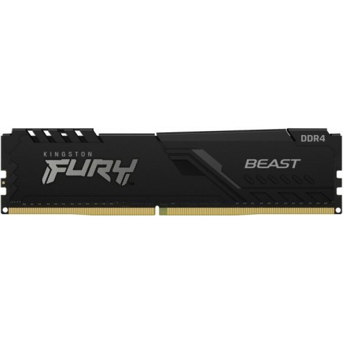 Память оперативная Kingston 64GB 3200MHz DDR4 CL16 DIMM (Kit of 4) 1Gx8 FURY Beast Black
