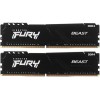 Память оперативная Kingston 64GB 3200MHz DDR4 CL16 DIMM (Kit of 4) 1Gx8 FURY Beast Black