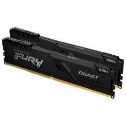 Память оперативная Kingston 64GB 3600MHz DDR4 CL18 DIMM (Kit of 2) FURY Beast Black