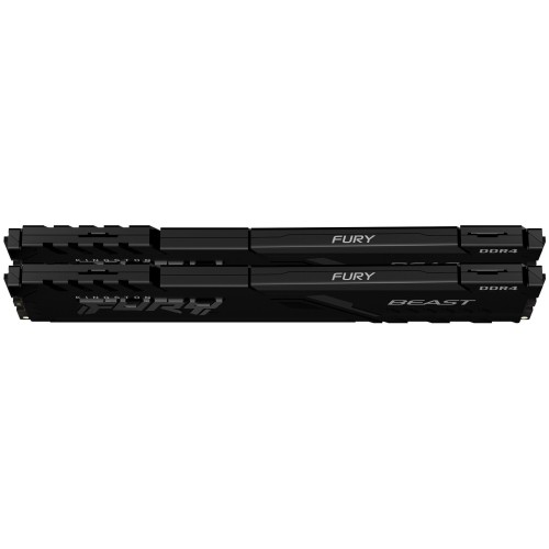 Память оперативная Kingston 8GB 2666MHz DDR4 CL16 DIMM (Kit of 2) FURY Beast Black