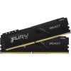 Память оперативная Kingston 8GB 2666MHz DDR4 CL16 DIMM (Kit of 2) FURY Beast Black