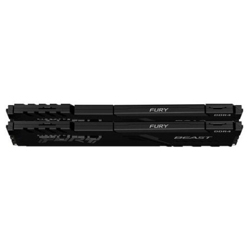 Память оперативная Kingston 8GB 2666MHz DDR4 CL16 DIMM (Kit of 2) FURY Beast Black