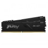 Память оперативная Kingston 8GB 2666MHz DDR4 CL16 DIMM (Kit of 2) FURY Beast Black