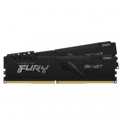 Память оперативная Kingston 8GB 2666MHz DDR4 CL16 DIMM (Kit of 2) FURY Beast Black