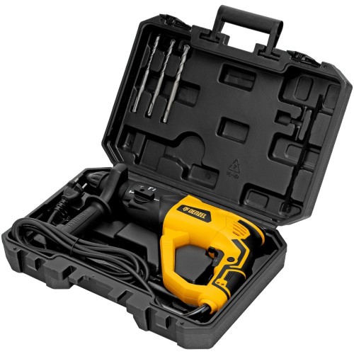 Перфоратор электрический DENZEL RH-1050-26 SDS-plus 1050 Вт 32 Дж 3 плюс 1 реж 26608