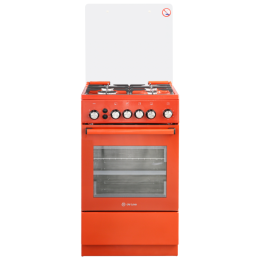 Газовая плита DE LUXE 5040.40г(кр)чр 017 терракотовый Типоразмер 50*50см, эл. розжиг в ручке, термор