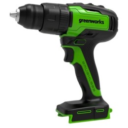Дрель-шуруповерт аккумуляторная Greenworks GD24DD60, 24V, бесщеточная, без АКБ и ЗУ  (3704107)