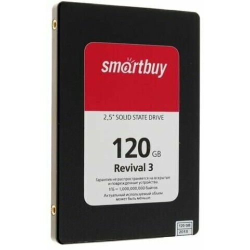 Внутренний SSD-накопитель CBR SSD-120GB-2.5-ST21, серия "Standard", 120 GB, 2.5", SATA III 6 Gbit/s, Phison PS3111-S11, 3D TLC NAND, R/W speed up to 550/420 MB/s, TBW 100 TB