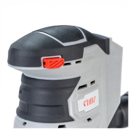 Машина шлифовальная Ставр МШЭА-125/20 эксцентриковая аккумуляторная, 20Вольт, число оборотов 10 000об/мин, амплитуда колебаний 2мм, диаметр подошвы 125мм