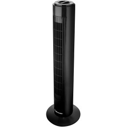 Вентилятор BRAYER BR4952BK колонный механич.упр., вращение 90°, мощность 50Вт, защита от перегрева