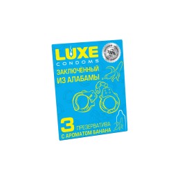 Презервативы Luxe КОНВЕРТ Заключенный из Алабамы (Банан) 18 см., 3 шт. в упаковке