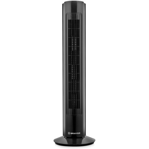 Вентилятор BRAYER BR4952WH колонный, механич.упр., вращение 90°, мощность 50Вт, защита от перегрева