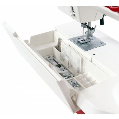 Швейная машина Janome 1522RD 25 операции, петля автомат, верт. челнок, нитевдеватель, мягкий  , подарочный набор (шпульки, ножницы, сантиметровая лента, игольница )