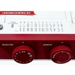 Швейная машина Janome 1522RD 25 операции, петля автомат, верт. челнок, нитевдеватель, мягкий  , подарочный набор (шпульки, ножницы, сантиметровая лента, игольница )