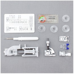 Швейная машина Janome 1522RD 25 операции, петля автомат, верт. челнок, нитевдеватель, мягкий  , подарочный набор (шпульки, ножницы, сантиметровая лента, игольница )