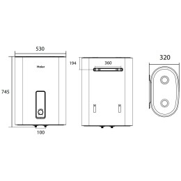 Водонагреватель HAIER ES50V-F7