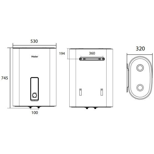 Водонагреватель HAIER ES50V-F7