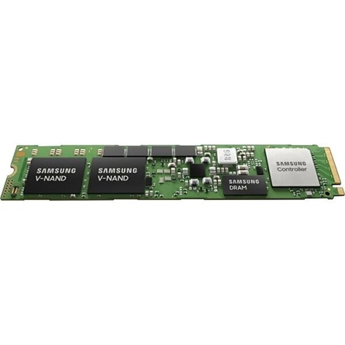 Твердотельный накопитель SSD Samsung Enterprise, M.2, PM9A3, 960GB, NVMe/PCIE 3.1 x4, R3000/W1100Mb/s, IOPS(R4K) 400K/38K, MTBF 2M, 1.3 DWPD, 22110, OEM, 3 years (analog MZ1LB960HAJQ-00007)