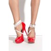 Украшение на щиколотки Me Seduce Queen of hearts Arabesque, белое, OS