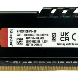 Память Kingston 8GB DDR4 3200MHz KF432C16BB/8  Non-ECC, CL16, 1.35V, 1Gx8, RTL