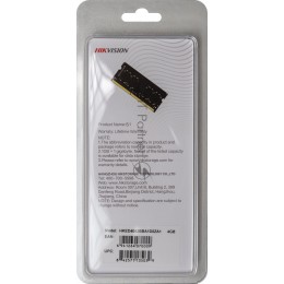 Модуль памяти HIKVision SODIMM DDR 4 DIMM 4Gb PC21300, 2666Mhz, HKED4042BBA1D0ZA1/4G