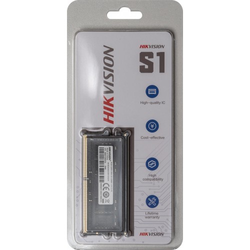 Модуль памяти HIKVision SODIMM DDR 4 DIMM 8Gb PC21300, 2666Mhz, HKED4082CBA1D0ZA1/8G