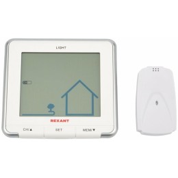  Метеостанция REXANT S637B с ЖК-экраном и беспроводным датчиком