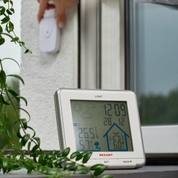  Метеостанция REXANT S637B с ЖК-экраном и беспроводным датчиком