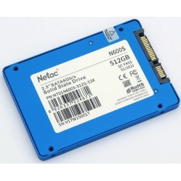 Накопитель SSD 2.5" Netac 2.0Tb N600S Series <NT01N600S-002T-S3X> Retail (SATA3, up to 560/520MBs, 3D TLC, 7mm)
