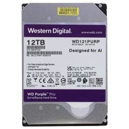 Жесткий диск Western Digital Original SATA-III 12Tb WD121PURP Video Purple Pro (7200rpm) 256Mb 3.5"