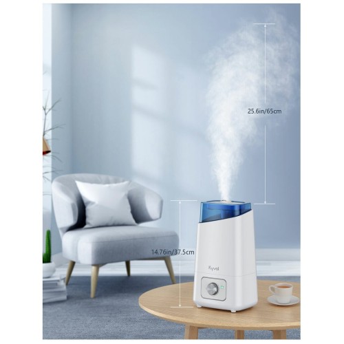 Увлажнитель воздуха KYVOL Ultrasonic Cool Mist Humidifier EA200 (Wi-Fi) Бело-голубой (с колёсиком уп