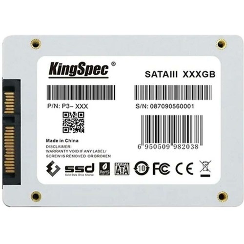 Твердотельный накопитель SSD KingSpec 256 Gb, P3-256, SATA III, 2.5-Inch SSD, bulk package. Цвет в ассортименте