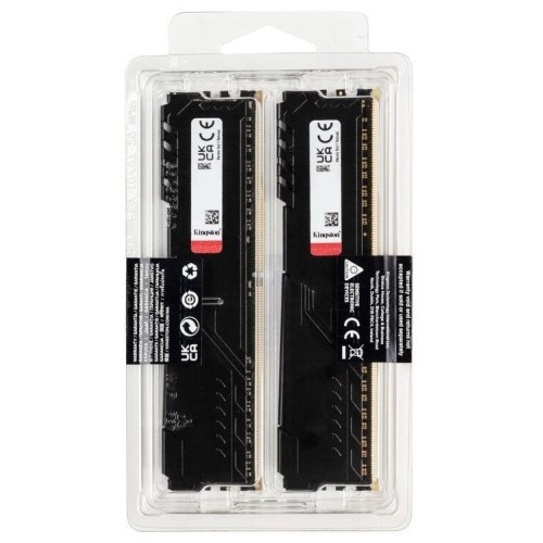 Модуль памяти Kingston DDR4 DIMM 32Gb PC25600, 3200Mhz, FURY Beast Black CL16 (Kit of 2) (KF432C16BBK2/32) (retail)