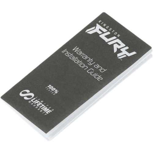 Модуль памяти Kingston DDR4 DIMM 32Gb PC25600, 3200Mhz, FURY Beast Black CL16 (Kit of 2) (KF432C16BBK2/32) (retail)