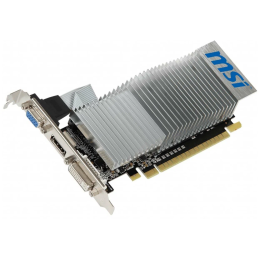 Видеокарта MSI PCI-E N210-1GD3/LP NVIDIA GeForce 210 1024Mb 64 DDR3 460/800 DVIx1/CRTx1 Ret