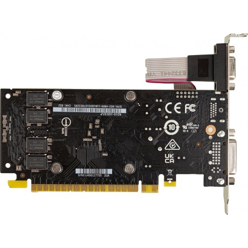 Видеокарта MSI PCI-E N210-1GD3/LP NVIDIA GeForce 210 1024Mb 64 DDR3 460/800 DVIx1/CRTx1 Ret
