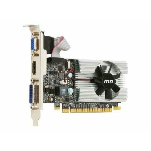 Видеокарта MSI PCI-E N210-1GD3/LP NVIDIA GeForce 210 1024Mb 64 DDR3 460/800 DVIx1/CRTx1 Ret