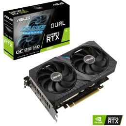 Видеокарта Asus DUAL-RTX3060-O12G-V2 LHR NVIDIA GeForce RTX 3060 12288Mb 192 GDDR6 1837/15000/HDMIx1/DPx3/HDCP Ret