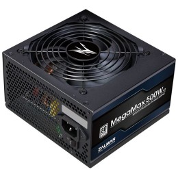 Блок питания Zalman ZM500-TXII (V2), 500W, ATX12V v2.31, APFC, 12cm Fan, 80+ 230V EU, Retail