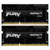 Память оперативная Kingston 64GB 3200MHz DDR4 CL20 SODIMM (Kit of 2) FURY Impact