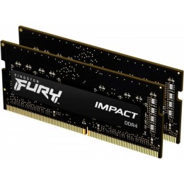 Память оперативная Kingston 64GB 3200MHz DDR4 CL20 SODIMM (Kit of 2) FURY Impact