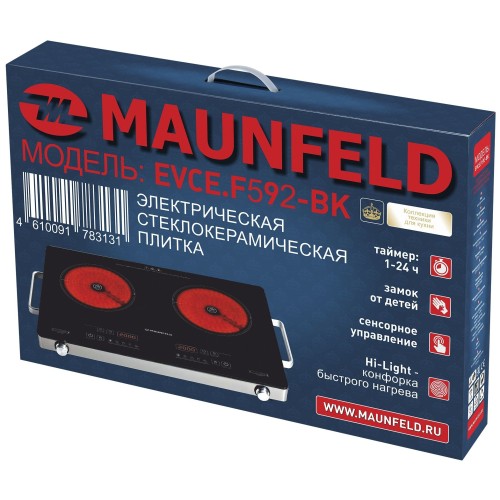 Плита электрическая MAUNFELD EVCE.F592-BK