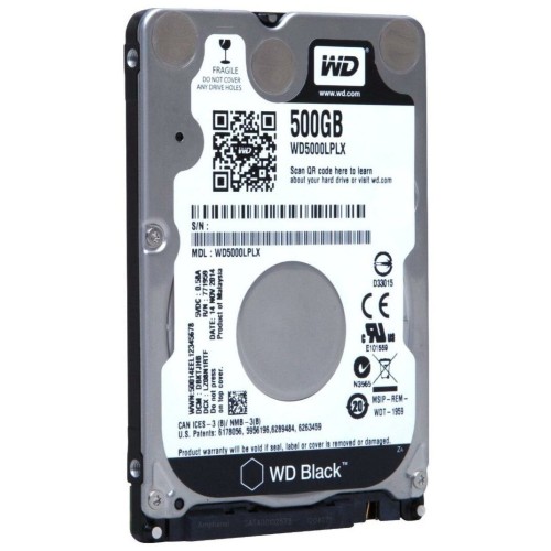 Жесткий диск Western Digital Blue™ WD5000LPZX 500ГБ 2,5" 5400RPM 128MB (SATA III) Mobile